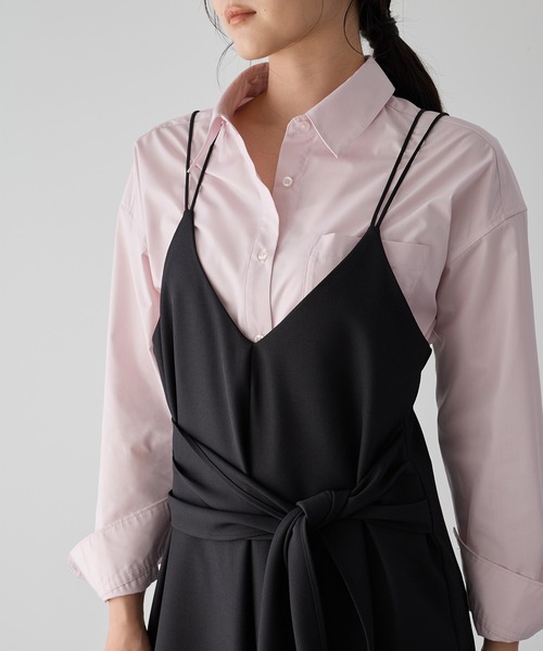 YECCA VECCA（イェッカヴェッカ）の「マルチwayキャミオールインワン（サロペット/オーバーオール・レディース・ブラック/グレイッシュベージュ・FREE）」の13枚目の写真