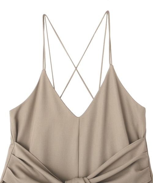 YECCA VECCA（イェッカヴェッカ）の「マルチwayキャミオールインワン（サロペット/オーバーオール・レディース・ブラック/グレイッシュベージュ・FREE）」の18枚目の写真