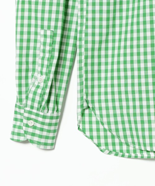fennica（フェニカ）の「【別注】TATAMIZE / ギンガムチェック プルオーバーシャツ（シャツ/ブラウス・レディース・グリーン・3）」の13枚目の写真