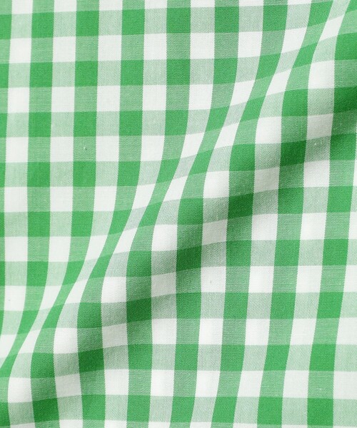 fennica（フェニカ）の「【別注】TATAMIZE / ギンガムチェック プルオーバーシャツ（シャツ/ブラウス・レディース・グリーン・3）」の15枚目の写真