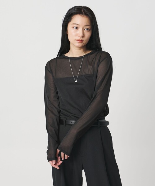 MARW UNITED ARROWS＞シアー ロングスリーブ カットソー（Tシャツ