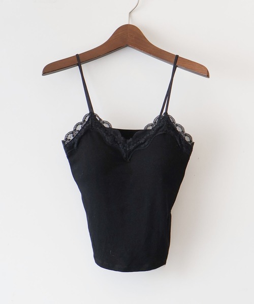 セール】カップ付レースキャミソール（キャミソール）｜SpRay