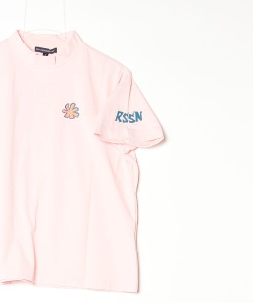 ROSASEN(ロサーセン)の「【Rosasen/GOLF】 ソロナ キャラクタ 半袖モックネックシャツ(ポロシャツ・レディース・ピンク/ホワイト・42/40)」の12枚目の写真