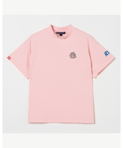 ROSASEN(ロサーセン)の「【Rosasen/GOLF】 ソロナ キャラクタ 半袖モックネックシャツ(ポロシャツ・レディース・ピンク/ホワイト・42/40)」の10枚目の写真