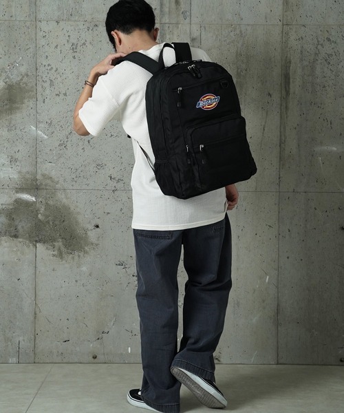 Dickies(ディッキーズ)の「"05"≪Dickies≫11ポケット/30L ブランドロゴマーク バックパック(バックパック/リュック・メンズ・ブラック系2/ブラック系1・ONE SIZE)」の6枚目の写真
