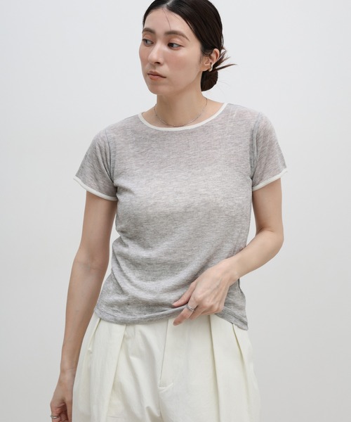 リンガーシアーTシャツ（Tシャツ/カットソー）｜select MOCA（セレクト