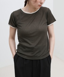 2WAY EMOTIONAL COLLAGE SHEER TOP（Tシャツ/カットソー）｜Ameri