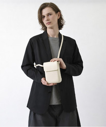 neos | 【neos】フェイクレザー ミニショルダーバッグ メンズ レディース ミニポーチ スマホポーチ コンパクト(ショルダーバッグ)