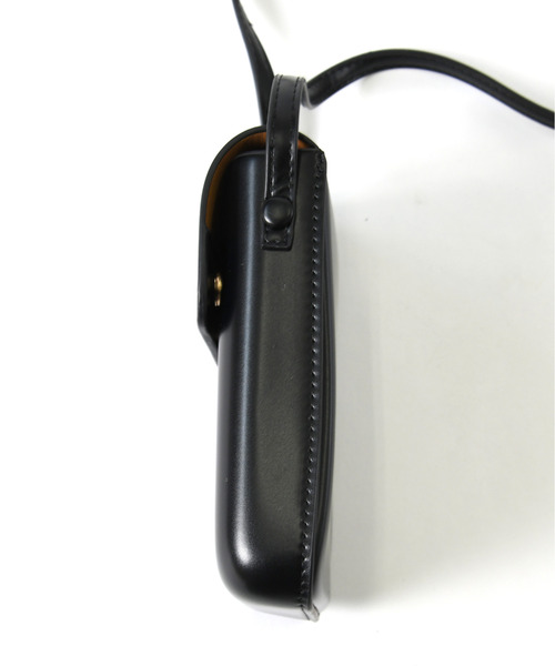 neos（ネオス）の「【neos】フェイクレザー ミニショルダーバッグ メンズ レディース ミニポーチ スマホポーチ コンパクト（ショルダーバッグ・メンズ・ブラック/ホワイト・FREE）」の13枚目の写真