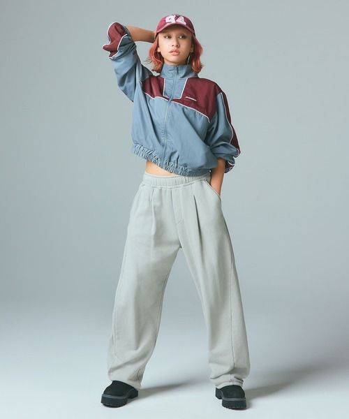 X-girl(エックスガール)の「FADED NUMBER LOGO 6PANEL CAP(キャップ・レディース・グリーン/レッド/ブラック・ONE SIZE)」の8枚目の写真