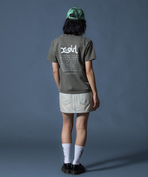 X-girl(エックスガール)の「FADED NUMBER LOGO 6PANEL CAP(キャップ・レディース・グリーン/レッド/ブラック・ONE SIZE)」の14枚目の写真