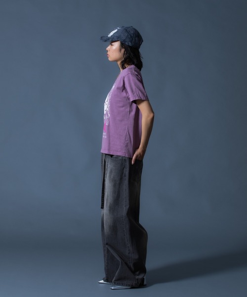 X-girl(エックスガール)の「FADED NUMBER LOGO 6PANEL CAP(キャップ・レディース・グリーン/レッド/ブラック・ONE SIZE)」の17枚目の写真