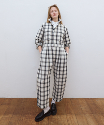 Spick & Span | 《一部店舗+WEB限定》Glyph Ombre Check Jumpsuit(つなぎ/オールインワン)