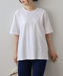 【接触冷感】【L~6L 大きいサイズ】ベーシックTシャツ