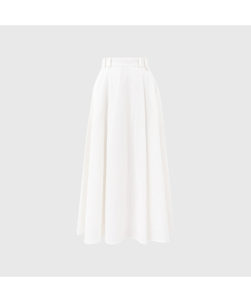 LOOKAST(ルックキャスト)の「ジュリアプリーツスカート / JULIA PLEATS SKIRT_2colors(スカート・レディース・Beige/ホワイト・SMALL/MEDIUM)」の1枚目の写真
