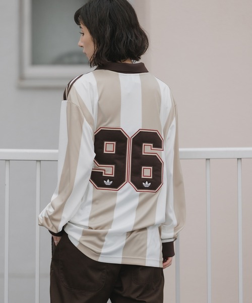 イギリス製　adidas ゲームシャツ adidas/アディダス Britcore Jersey ジャージ ロングスリーブTシャツ