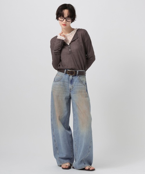 Levi's(リーバイス)の「【Levi's(R)(リーバイス(R))】バギーバレルデニム(デニムパンツ・レディース・インディゴブルー・MEDIUM/SMALL)」の9枚目の写真