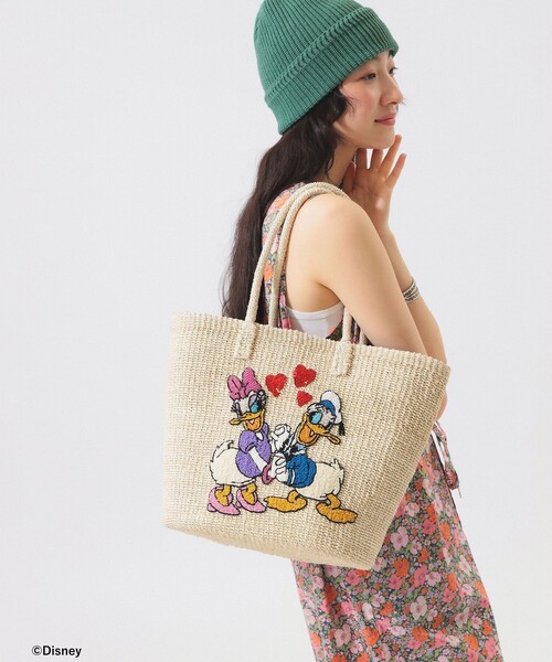 Disney(ディズニー)の「Disney アバカ トートバッグ(トートバッグ・レディース・ナチュラル・ONE SIZE)」の2枚目の写真