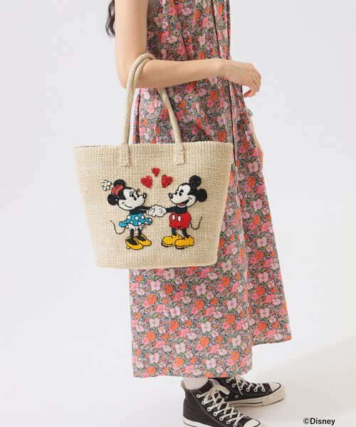 Disney(ディズニー)の「Disney アバカ トートバッグ(トートバッグ・レディース・ナチュラル・ONE SIZE)」の3枚目の写真