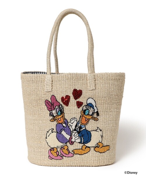 Disney(ディズニー)の「Disney アバカ トートバッグ(トートバッグ・レディース・ナチュラル・ONE SIZE)」の6枚目の写真