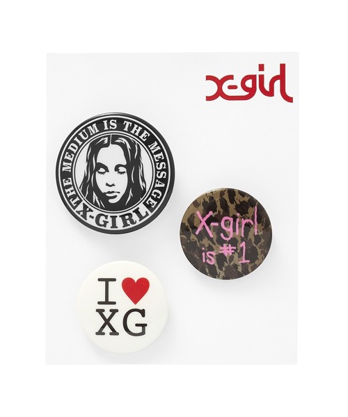 X-girl（エックスガール）の「BUTTON BADGE SET（バッジ・レディース・マルチ・ONE SIZE）」の7枚目の写真