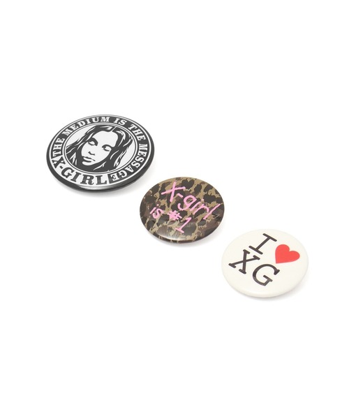 X-girl（エックスガール）の「BUTTON BADGE SET（バッジ・レディース・マルチ・ONE SIZE）」の8枚目の写真