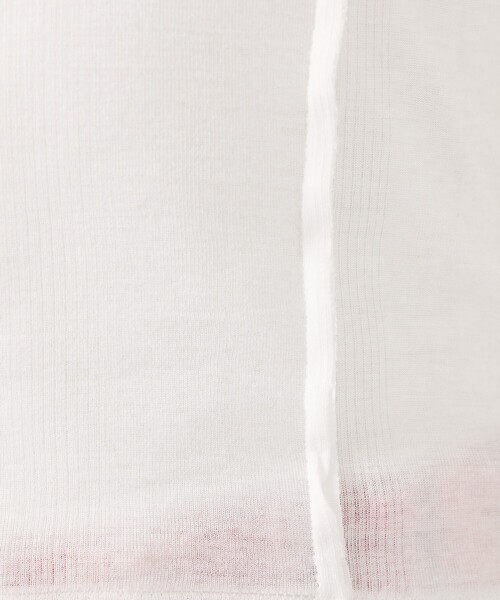 MILLER(ミラー)の「【MILLER/ミラー】Light Prib Henly S/S Tee / ライトパネルリブヘンリーショートスリーブTEE / 半袖ヘンリーT(Tシャツ/カットソー・レディース・オフホワイト/グレー/ブラック/ピンク/ネイビー・フリー)」の9枚目の写真