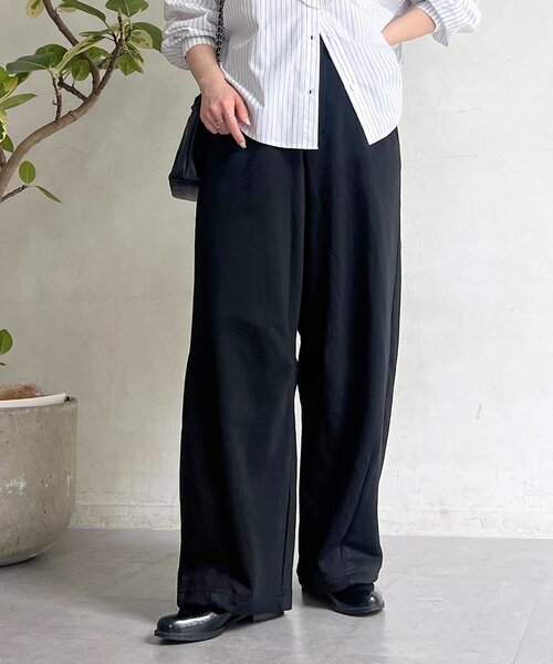 un dix cors（アンディコール）の「薄ダンボールパンツ（その他パンツ・レディース・グレー/ブラック・FREE）」の6枚目の写真