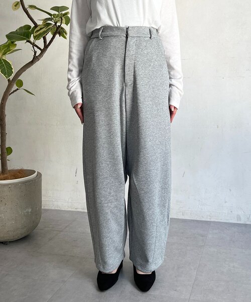 un dix cors（アンディコール）の「薄ダンボールパンツ（その他パンツ・レディース・グレー/ブラック・FREE）」の17枚目の写真