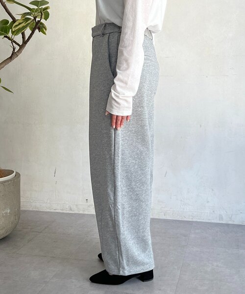 un dix cors（アンディコール）の「薄ダンボールパンツ（その他パンツ・レディース・グレー/ブラック・FREE）」の18枚目の写真