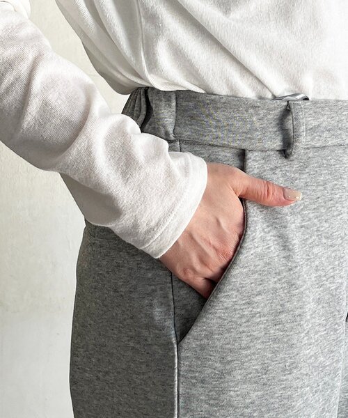 un dix cors（アンディコール）の「薄ダンボールパンツ（その他パンツ・レディース・グレー/ブラック・FREE）」の22枚目の写真