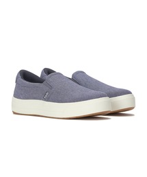 Keds ケッズ パーク スリップオン シャンブレー ブルー