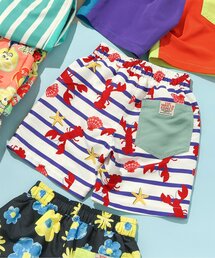 BREEZE | 【UVカット】無地・総柄わくわくビーチショーツ(水着)