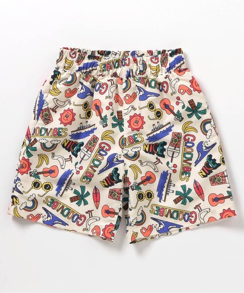 BREEZE(ブリーズ)の「【UVカット】無地・総柄わくわくビーチショーツ(水着・キッズ・その他2/オレンジ/その他11/イエロー/レインボー/レッド/ブラック/エメラルド/アイボリー/ブルー/その他12・80/90/100/110/120/130/140/150)」の2枚目の写真