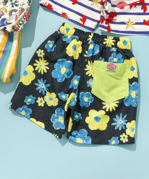 BREEZE(ブリーズ)の「【UVカット】無地・総柄わくわくビーチショーツ(水着・キッズ・その他2/オレンジ/その他11/イエロー/レインボー/レッド/ブラック/エメラルド/アイボリー/ブルー/その他12・80/90/100/110/120/130/140/150)」の3枚目の写真