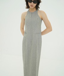 CLANE | FRONT ZIP AMERICAN SLEEVE ONEPIECE(ワンピース)