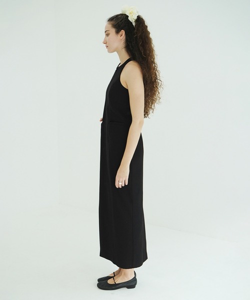 CLANE（クラネ）の「FRONT ZIP AMERICAN SLEEVE ONEPIECE（ワンピース・レディース・ブラック/その他・0/1/2）」の5枚目の写真