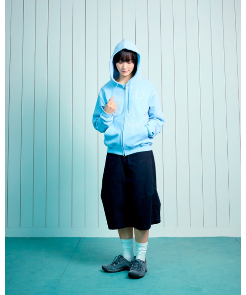 THECOLDESTMOMENT(ザコールデストモーメント)の「TCM snail hooded zip-up (sky blue)(パーカー・レディース・その他・LARGE/SMALL/MEDIUM)」の10枚目の写真