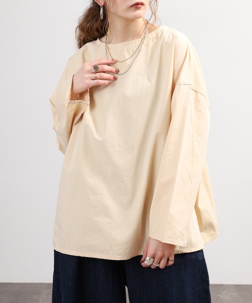 SO（エスオー）の「プルオーバー 長袖（シャツ/ブラウス・レディース・ベージュ系その他/ピンク/ブラウン/オフホワイト・F）」の3枚目の写真