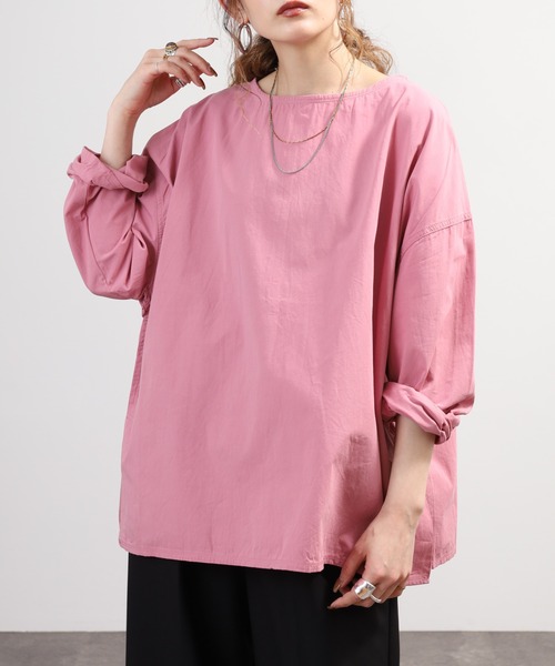 SO（エスオー）の「プルオーバー 長袖（シャツ/ブラウス・レディース・ベージュ系その他/ピンク/ブラウン/オフホワイト・F）」の4枚目の写真