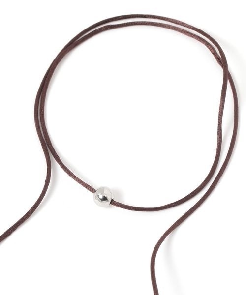 kutir（クティール）の「kutirlune／メタルボールチョーカー（チョーカー・レディース・ブラウン・FREE）」の7枚目の写真