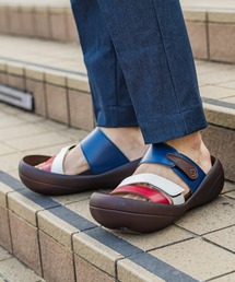 Regetta Canoe（リゲッタカヌー）の「RegettaCanoe ビッグフット トリコロールサンダル CJBF5138a（サンダル）」