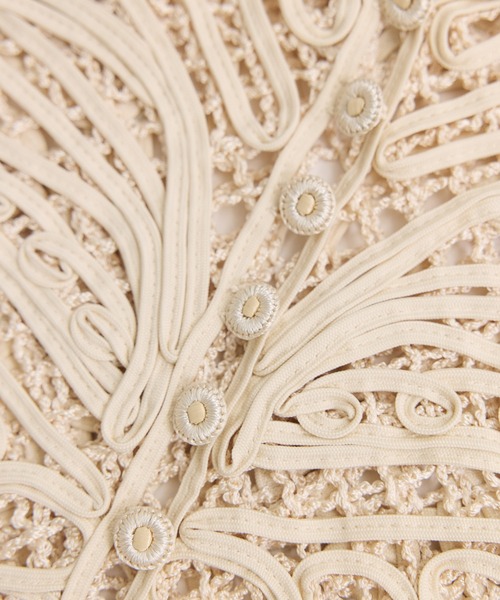 ADAM ET ROPE'（アダムエロペ）の「コードレースタンクジレ（ベスト・レディース・ブラック/キナリ・FREE）」の21枚目の写真