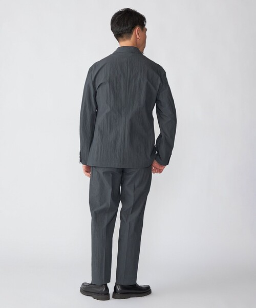 SHIPS（シップス）の「SHIPS:〈洗濯機可能〉CO+ ジャケット(セットアップ対応)（テーラードジャケット・メンズ・グレー系その他/ダークグレー/ブラック・MEDIUM/LARGE/SMALL）」の21枚目の写真