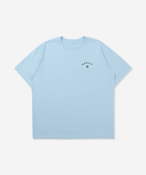 Hurley （ハーレー）の「【Hurley:ハーレー】ヘビーウェイトコットンTシャツ　オーバーサイズシルエット　バックプリント　WHEELIE OVRSZD SS TEE（Tシャツ/カットソー・メンズ・ブラック/ライトブルー/ホワイト/ブルーグレー・LARGE/SMALL/MEDIUM/X-LARGE）」の4枚目の写真