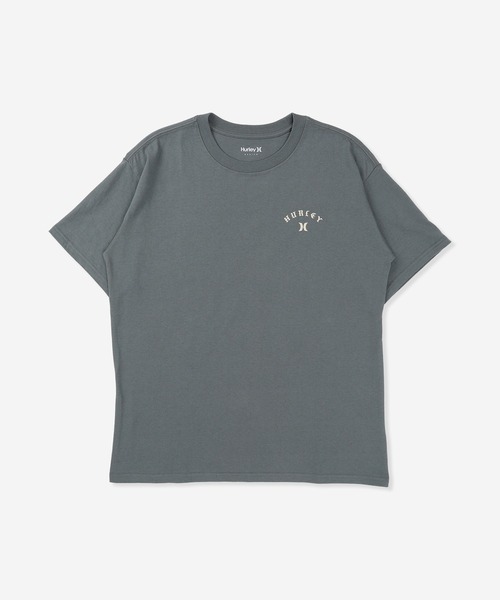 Hurley （ハーレー）の「【Hurley:ハーレー】ヘビーウェイトコットンTシャツ　オーバーサイズシルエット　バックプリント　WHEELIE OVRSZD SS TEE（Tシャツ/カットソー・メンズ・ブラック/ライトブルー/ホワイト/ブルーグレー・LARGE/SMALL/MEDIUM/X-LARGE）」の3枚目の写真