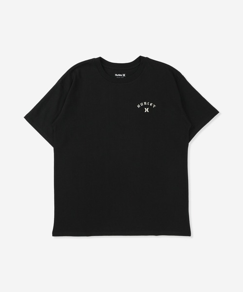 Hurley （ハーレー）の「【Hurley:ハーレー】ヘビーウェイトコットンTシャツ　オーバーサイズシルエット　バックプリント　WHEELIE OVRSZD SS TEE（Tシャツ/カットソー・メンズ・ブラック/ライトブルー/ホワイト/ブルーグレー・LARGE/SMALL/MEDIUM/X-LARGE）」の2枚目の写真