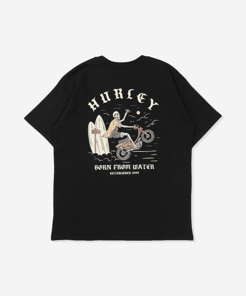 Hurley （ハーレー）の「【Hurley:ハーレー】ヘビーウェイトコットンTシャツ　オーバーサイズシルエット　バックプリント　WHEELIE OVRSZD SS TEE（Tシャツ/カットソー・メンズ・ブラック/ライトブルー/ホワイト/ブルーグレー・LARGE/SMALL/MEDIUM/X-LARGE）」の16枚目の写真