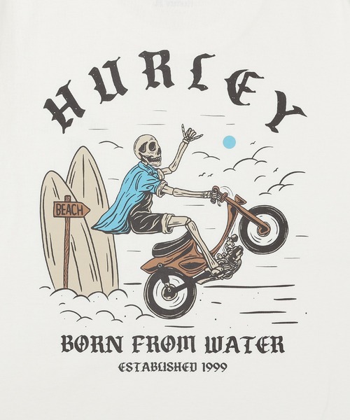 Hurley （ハーレー）の「【Hurley:ハーレー】ヘビーウェイトコットンTシャツ　オーバーサイズシルエット　バックプリント　WHEELIE OVRSZD SS TEE（Tシャツ/カットソー・メンズ・ブラック/ライトブルー/ホワイト/ブルーグレー・LARGE/SMALL/MEDIUM/X-LARGE）」の15枚目の写真