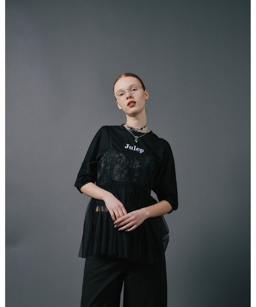 Julep(ジュレップ)の「Jacquard Bustier(その他トップス・レディース・ブラック/ブルー/ピンク・FREE)」の2枚目の写真